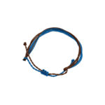 String Bracelet Lighter Blue and Brown