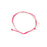 String Bracelet Pink and White